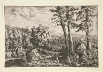Landskap med Hagar og Engel