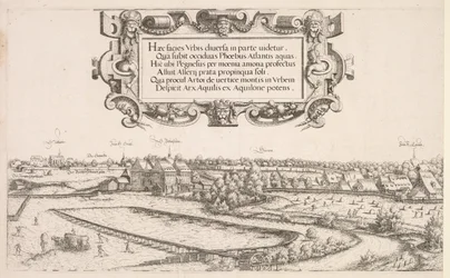 Panoramautsikt over Nürnberg: Venstre del