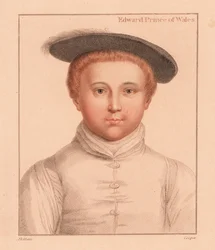 Edward, Prince of Wales, i alderen 3-5., 1812 (gravering)