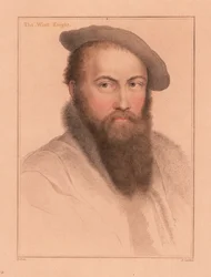Sir Thomas Wyatt, engelsk ambassadør og poet., 1812 (gravering)