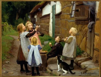 H.A. Brendekilde, såpebobler
