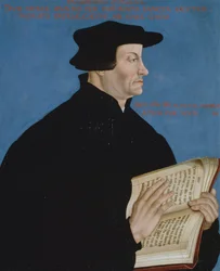Portrett av Huldrych Zwingli (1848-1531)
