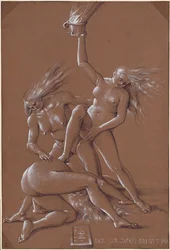 Nyttårshilsen med tre hekser, 1514