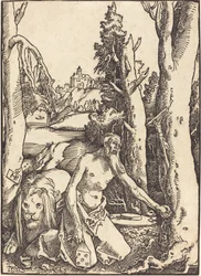 Saint Hieronymus i ørkenen