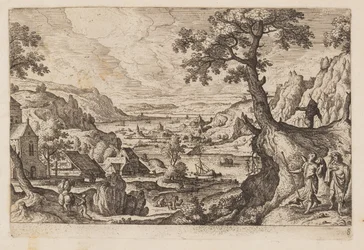Tavle 8, fra Landskap med scener fra Det gamle og Det nye testamentet og Ovids metamorfoser