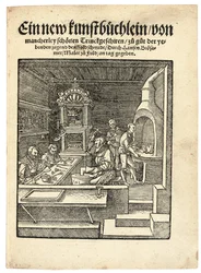 Et gullsmedverksted, ca. 1538