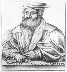 Portrett av Hans Sachs, 1545