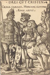 Charlemagne, Arthur og Godfrey