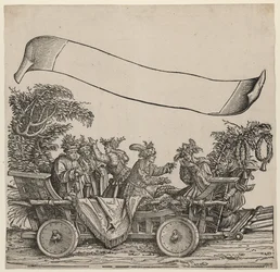 Naturlige dårer Triumftoget til keiser Maximilian I, ca 1515