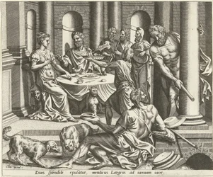 Lasarus ber om den rike mannens hus The History of Lazarus and the Rich Man (serietittel)