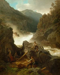 Rukkedals river, Nes in Hallingdal