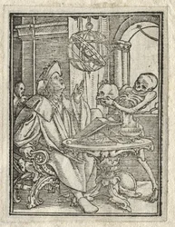 Dødsdansen: Astrologen, den rike mannen.
