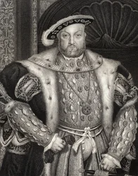 Portrett av kong Henry VIII (1491-1547) fra 