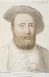 Sir George Carew (f.v.t. 1514) gravert av Francesco Bartolozzi (1727-1815), 1795