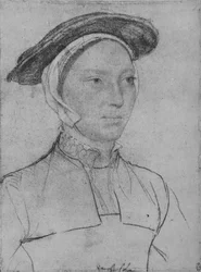 En dame: ukjent, c1532-1543 1945