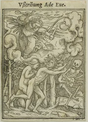 Adam og Eva drevet ut av paradiset