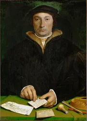 Dirck Tybis fra Duisburg, handelsmann (olje på eik)