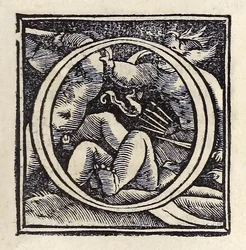 Beliste "O" fra 1518 Basel tredje utgave av 