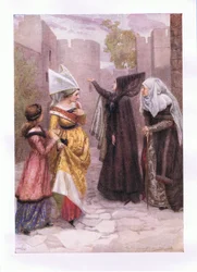 Ha medlidenhet, dere gamle steiner, med disse ømme barna som misunnelsen har murt inne i deres vegger (Kong Richard III), fra Shakespeares samlede verker, utgitt av George Harrap & Co Ltd, 1920-årene