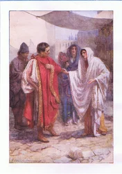 Ber deg til meg, skjønne dame? Jeg vet at du ikke. (The Comedy of Errors), fra The Complete Works of Shakespeare utgitt av George Harrap & Co Ltd, 1920-tallet
