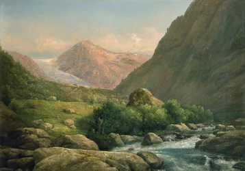 Bondhusbreen (olje på lerret)
