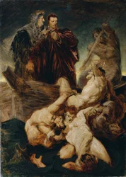 Dante og Virgil i infernoet