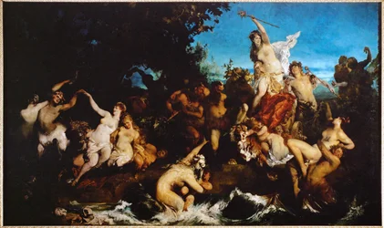 Ariadnes triumf (olje på lerret)