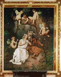 Dronning Titania og eselet (maleri på lerret)