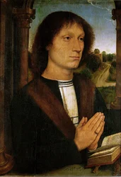 Benetto av Tommaso Portinari (olje på tre)