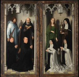 Eksteriør av Triptych of Saint John the Baptist og Saint John the Evangelist