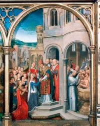 St Ursula-helligdommen, Ankomst til Roma, 1489