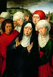 The Holy Women, høyre panel av Deposition Diptych, ca. 1492-94