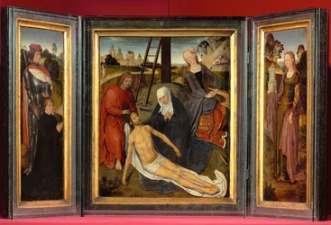 Triptykon av Adriaan Reins, en bror ved Sint-Jans sykehus (peste)
