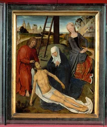 Triptykon av Adriaan Reins, en bror ved Sint-Jans sykehus (peste)