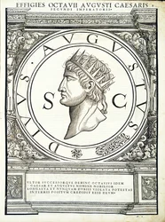 Octavian Caesar, illustrasjon fra 