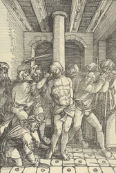 Kristus pisket, fra speilet av lidenskapen til vår Herre Jesus Kristus, 1507.