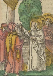 Lignelse om fariseerne og skatteoppkreveren, fra Das Plenarium, 1517.
