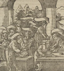 The Making of Armours, fra Hymmelwagen om hvem som lever godt..., 1517.