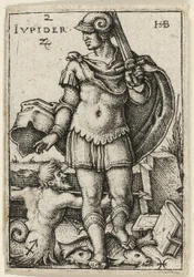 Jupiter, plate to fra De syv planetene med dyrekretsene