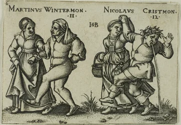 November og desember, plate 6 fra Bondefesten, eller De tolv månedene