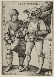 Fanebærer og trommeslager