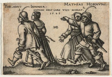 Bondebryllupet eller de tolv månedene, 1546.