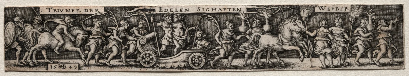 Kvinnenes triumf, 1549.