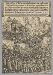 Utvisning av ungarerne, plate 13 fra historiske scener fra livet til keiser Maximilian I fra triumfbuen