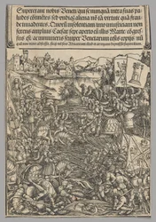 Krig med Venezia, plate 21 fra historiske scener fra livet til keiser Maximilian I fra triumfbuen