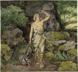 Siegfried med den drepte dragen