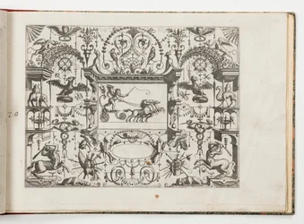 Plate 20, fra Grotteßco på forskjellige måter (Various Grotesques)