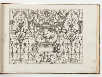 Plate 24, fra Grotteßco: på forskjellige måter (Various Grotesques)