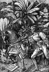 'Knight and Squire', tidlig på 1500-tallet, 1929