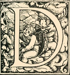 D - An Alphabet av Hans Weiditz, c1520-1521, 1908.